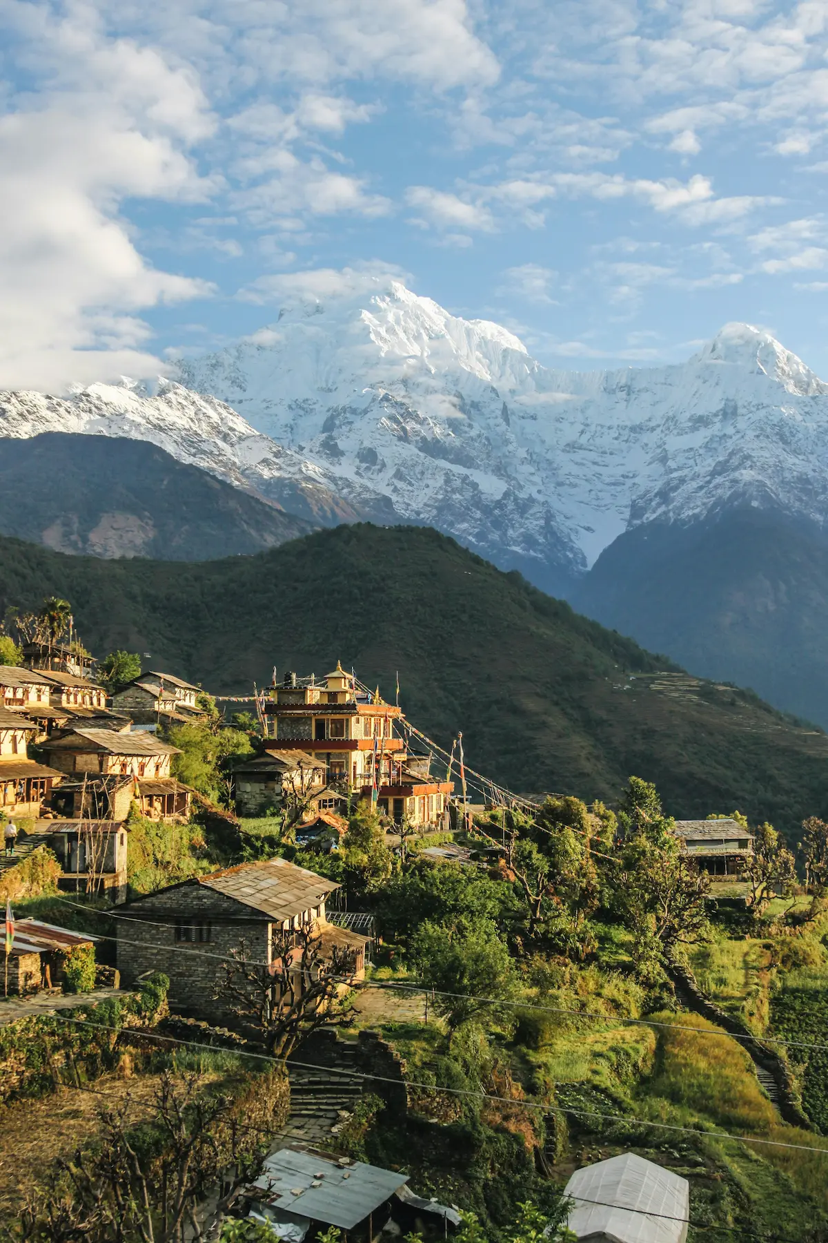 Mountain flight Pokhara to Jomsom Himalayas